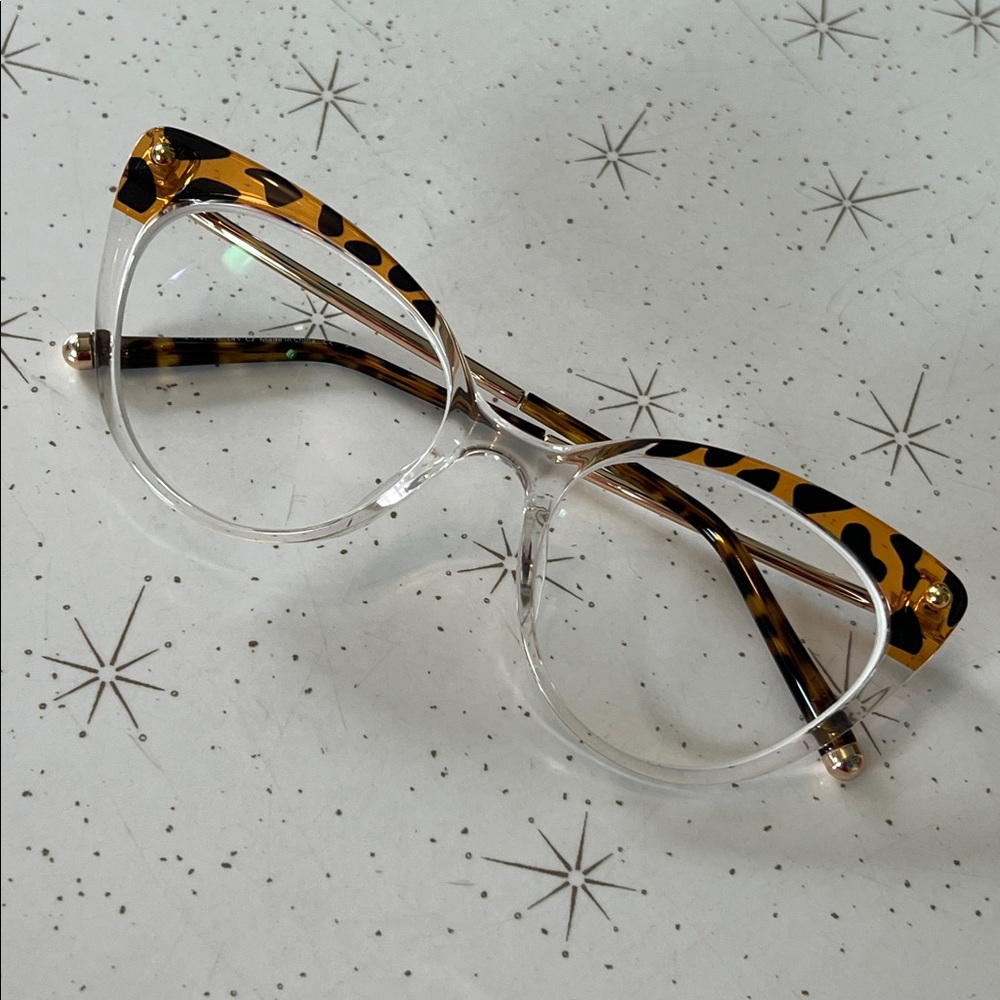 Leopard Cat Eye Frames